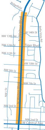 N Walton Location Map