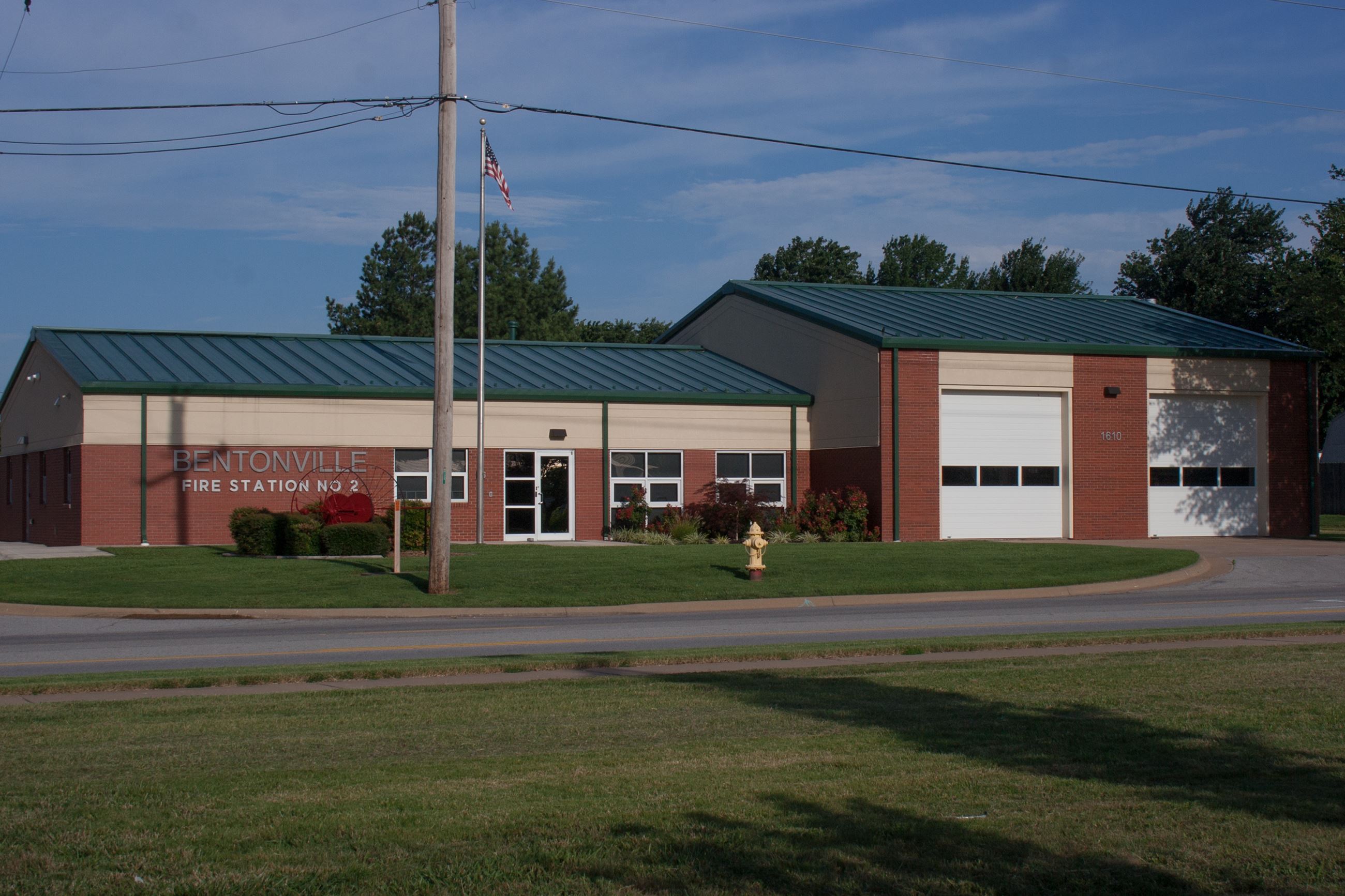 Fire Station 2 facade from across the Street