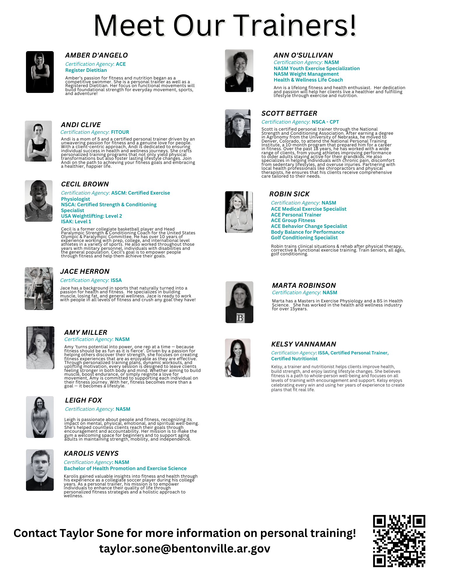 Personal Training Flyer