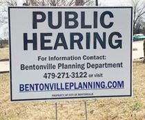 public hearing sign
