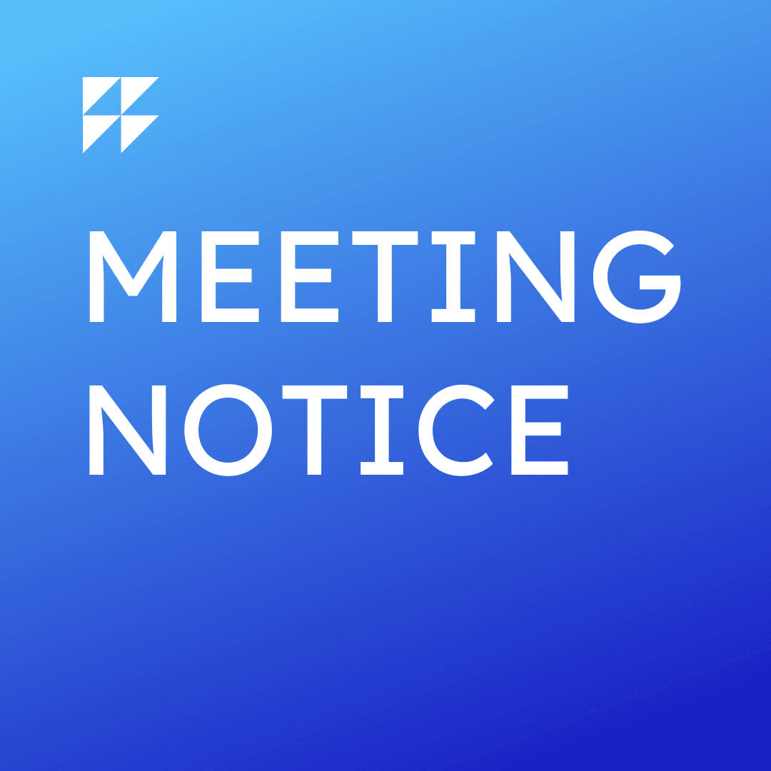 Meeting Notice