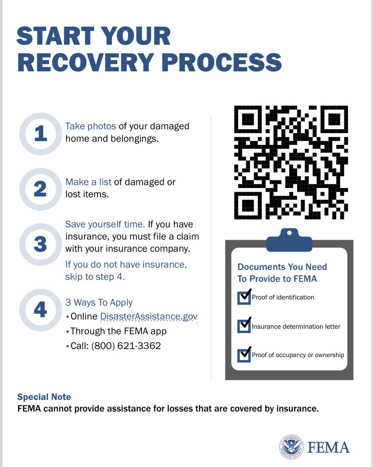 Disaster Relief Recovery Process 