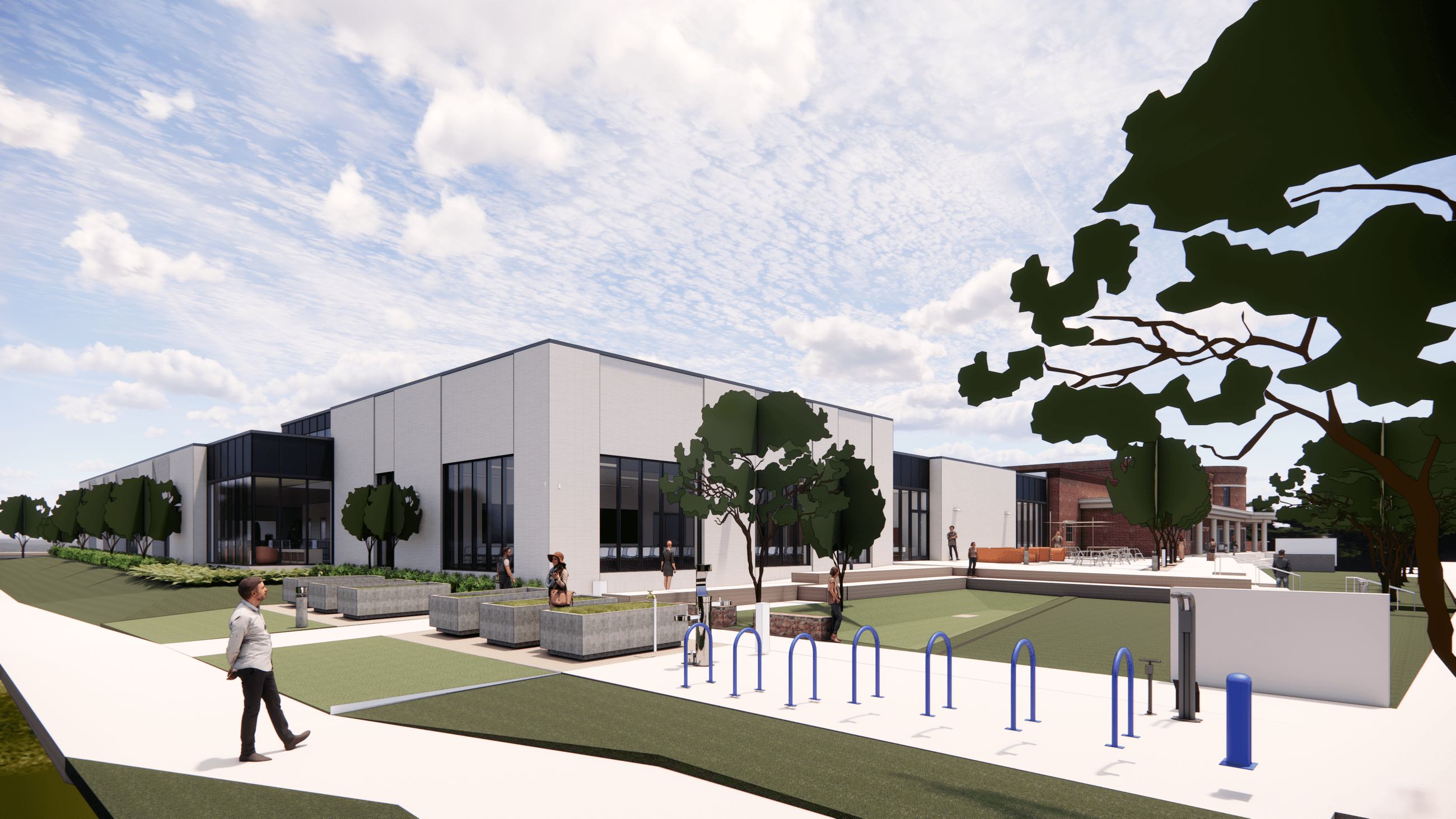 Exterior Library 2024 Expansion