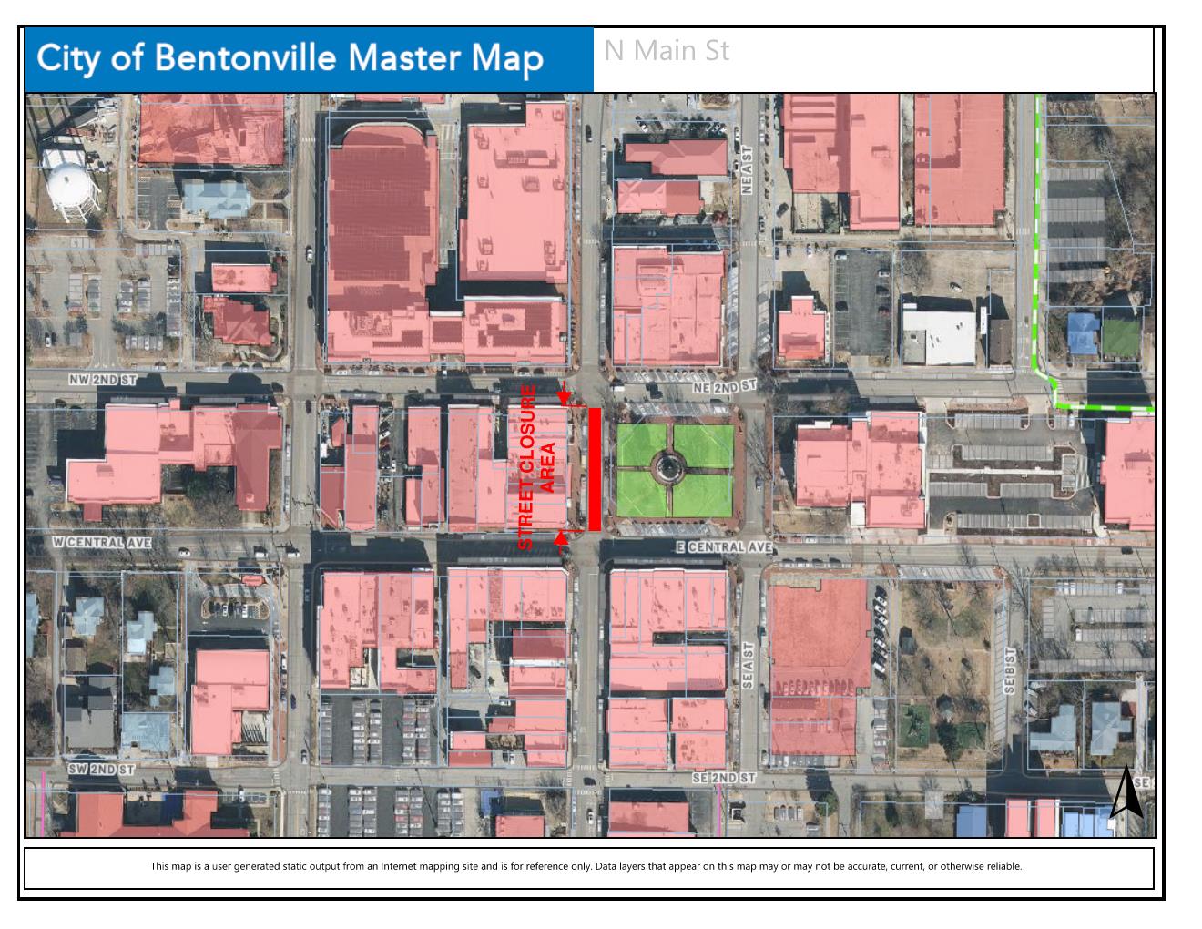 N Main St Closure - 8 1 22