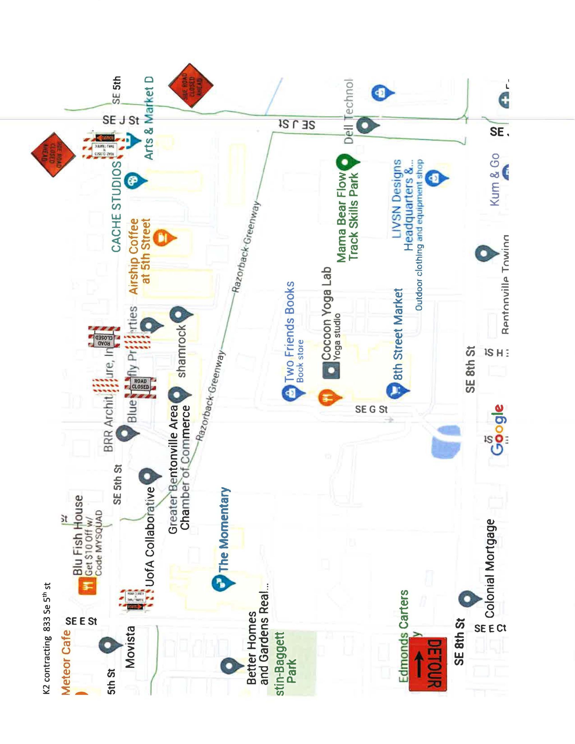 SE 5TH STREET MAP - 09-21-22