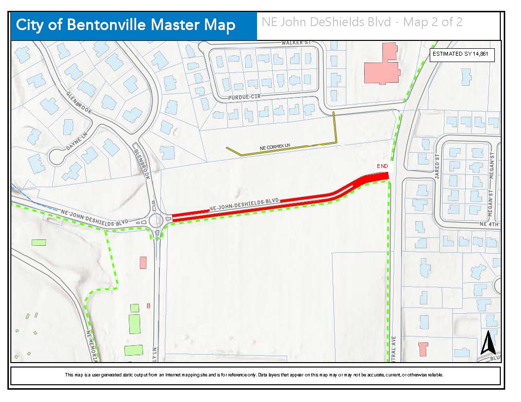 NE John DeShields Blvd - Map 2 of 2