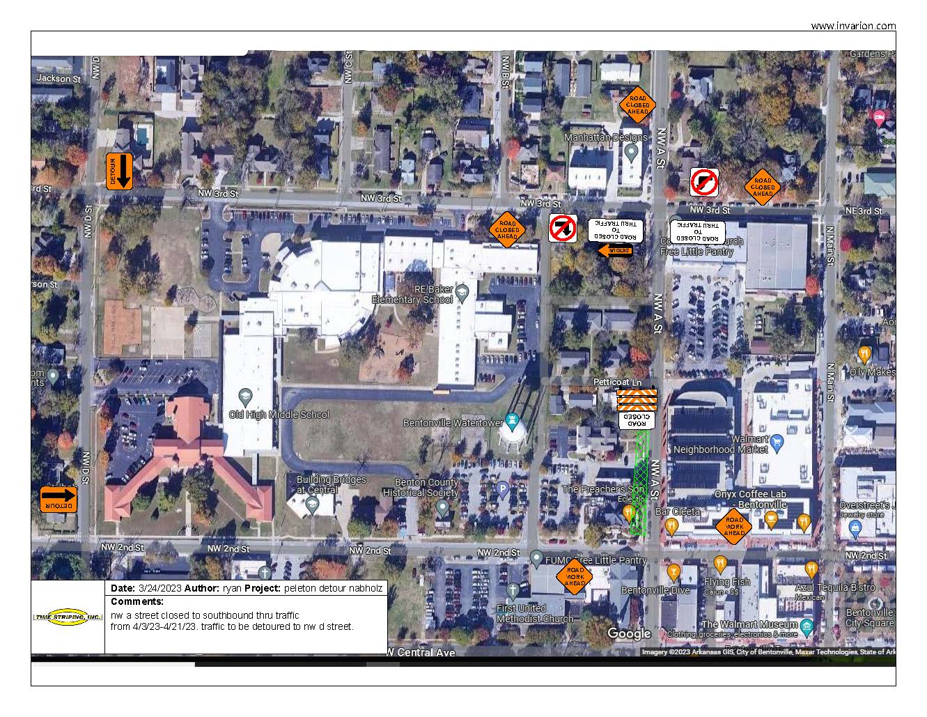 Peleton Detour - Night and Weekend - South Bound
