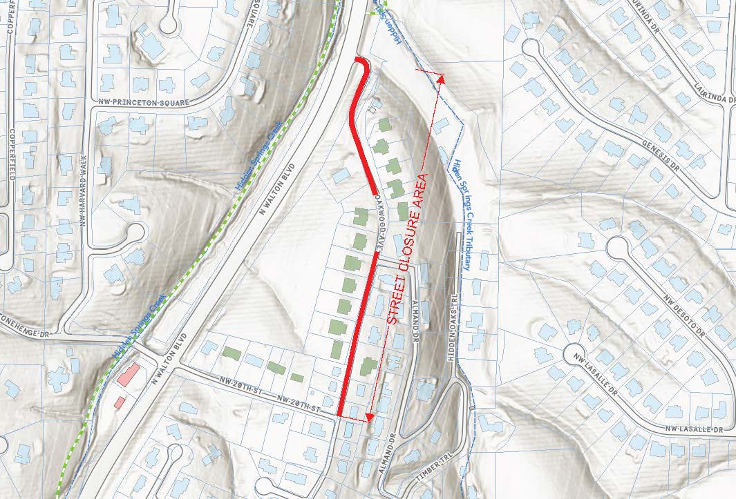 Oakwood Ave - Street Closure 3 31 23