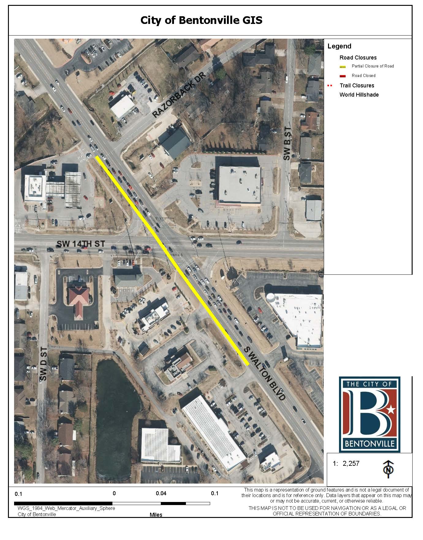 S Walton Blvd - Vicinity Map