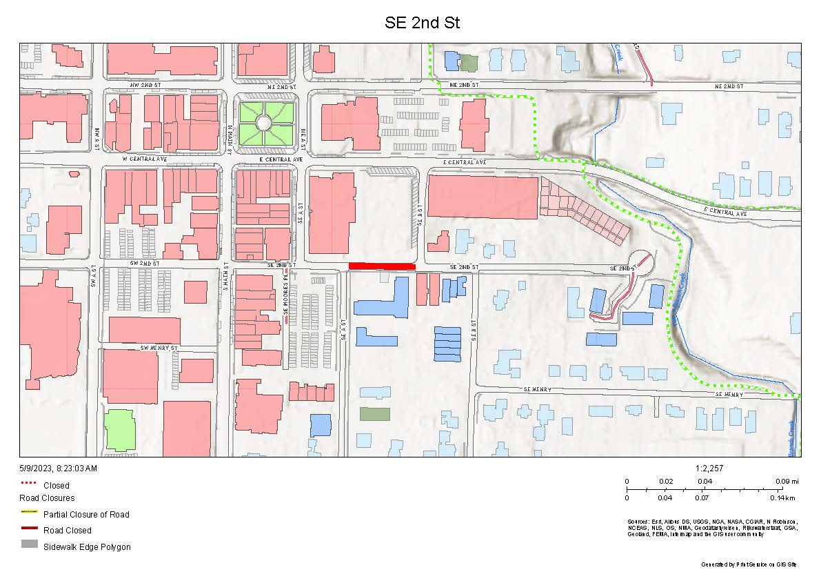 SE 2nd St - Vicinity Map1