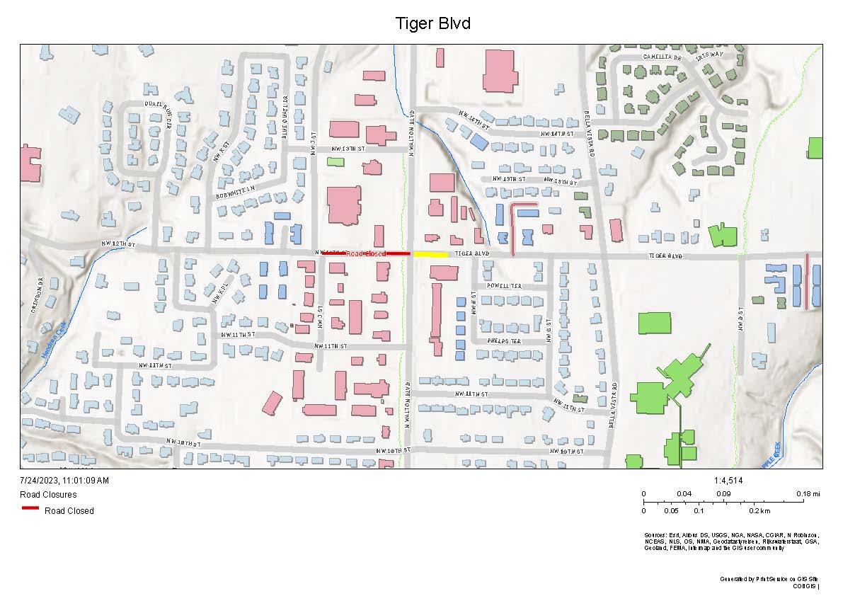 Tiger Blvd - Vicinty Map