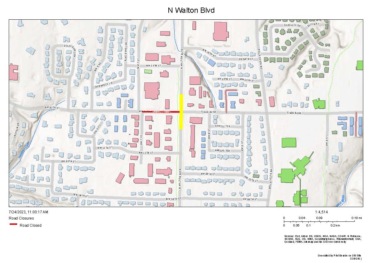 N Walton Blvd - Vicinity Map 8 30