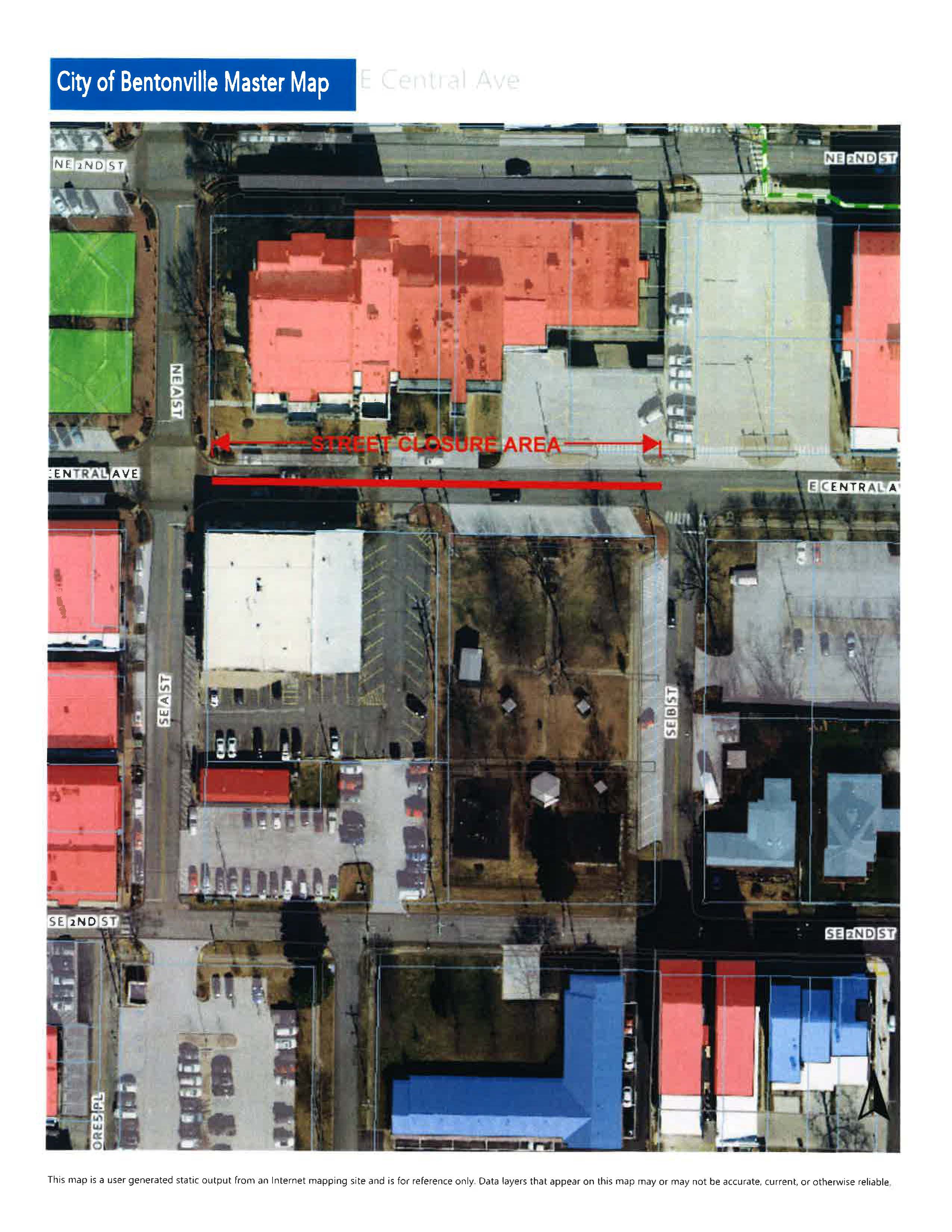 07-08-2020 - MAP FOR EAST CENTRAL CLOSURE