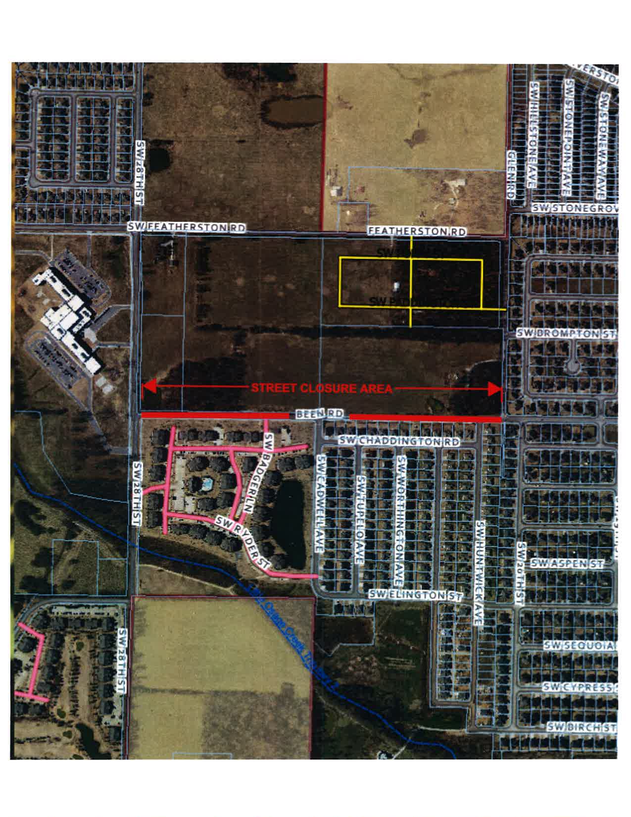 BEEN ROAD CLOSURE - MAP