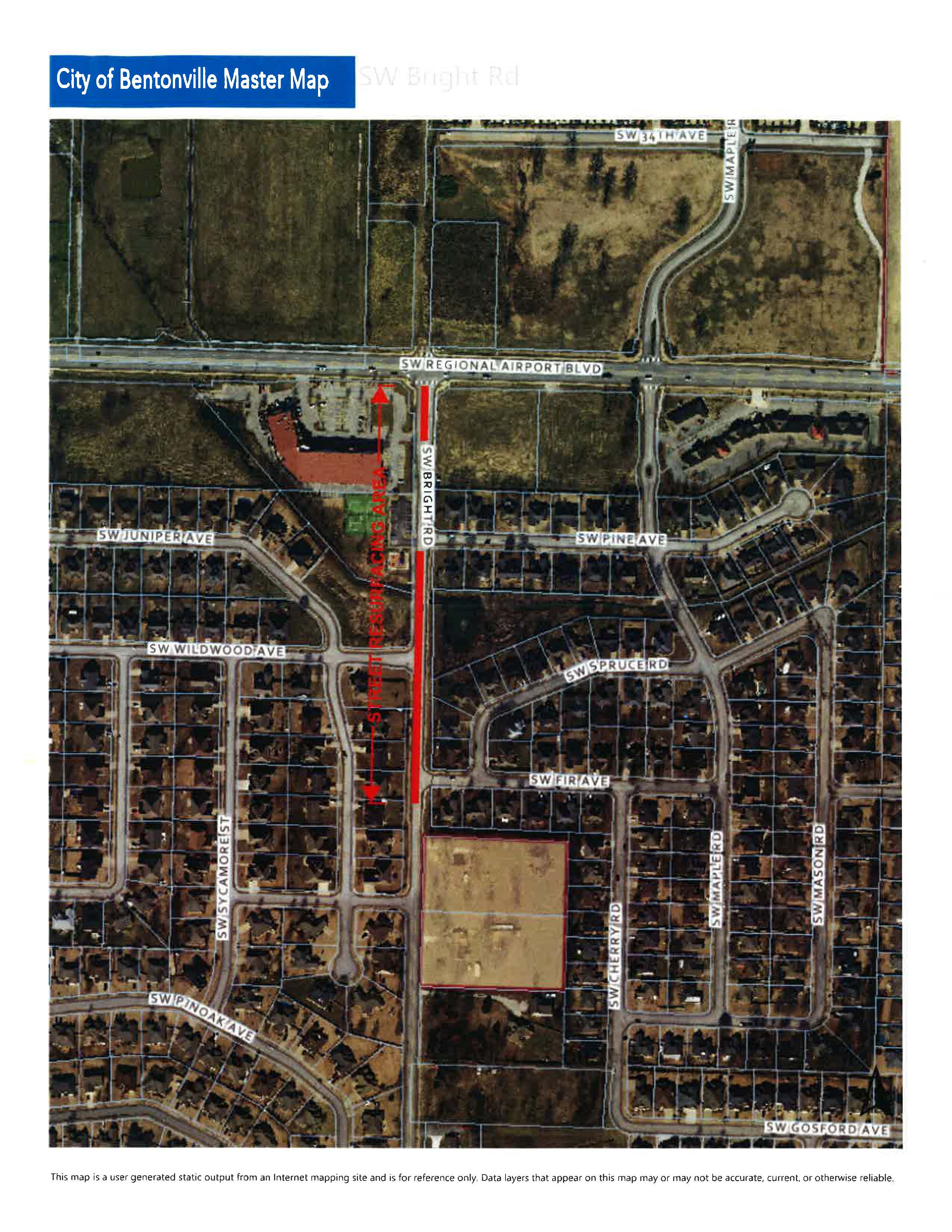 SW BRIGHT ROAD - MAP