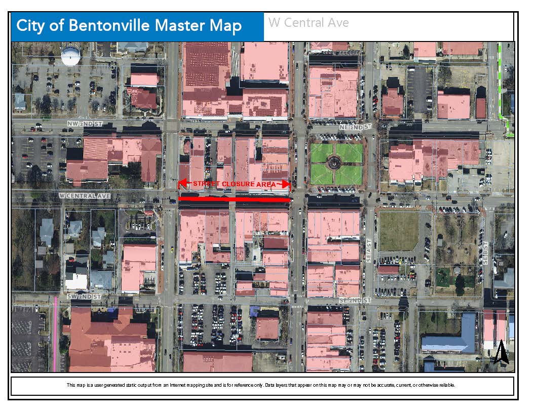 W Central Ave - Street Closure