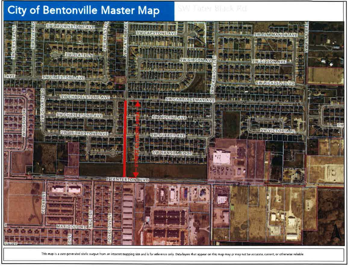 SW TATER BLACK ROAD - MAP