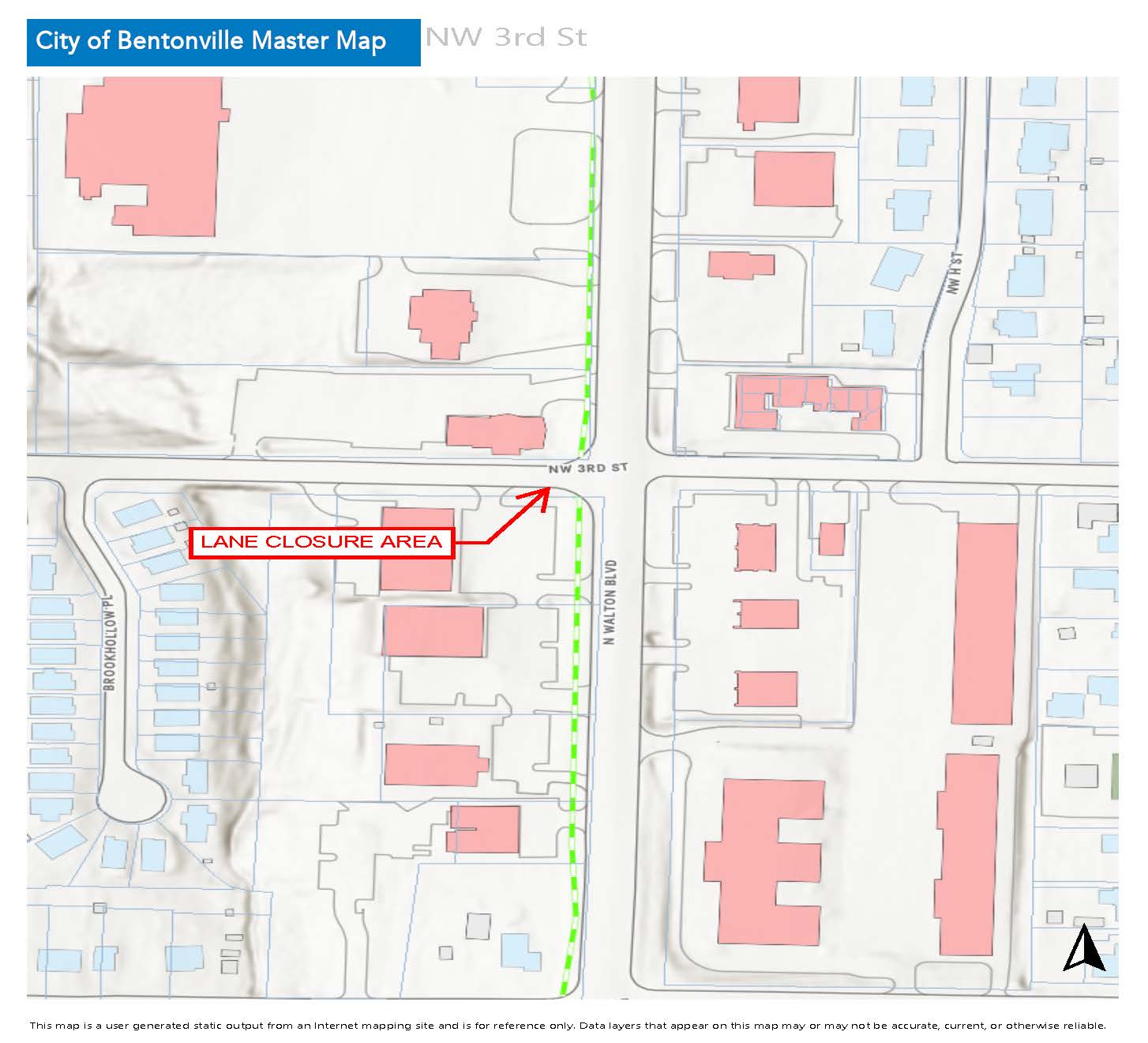 NW 3rd St - Lane Closures 3 31 21