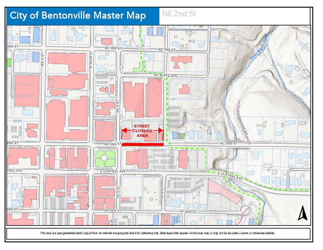NE 2nd St - Brick Paver Closure 4 25 21
