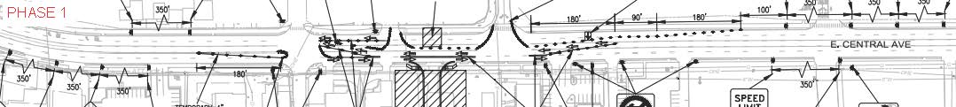 E Central Ave PP21-0003 Lane Closure Phase 1