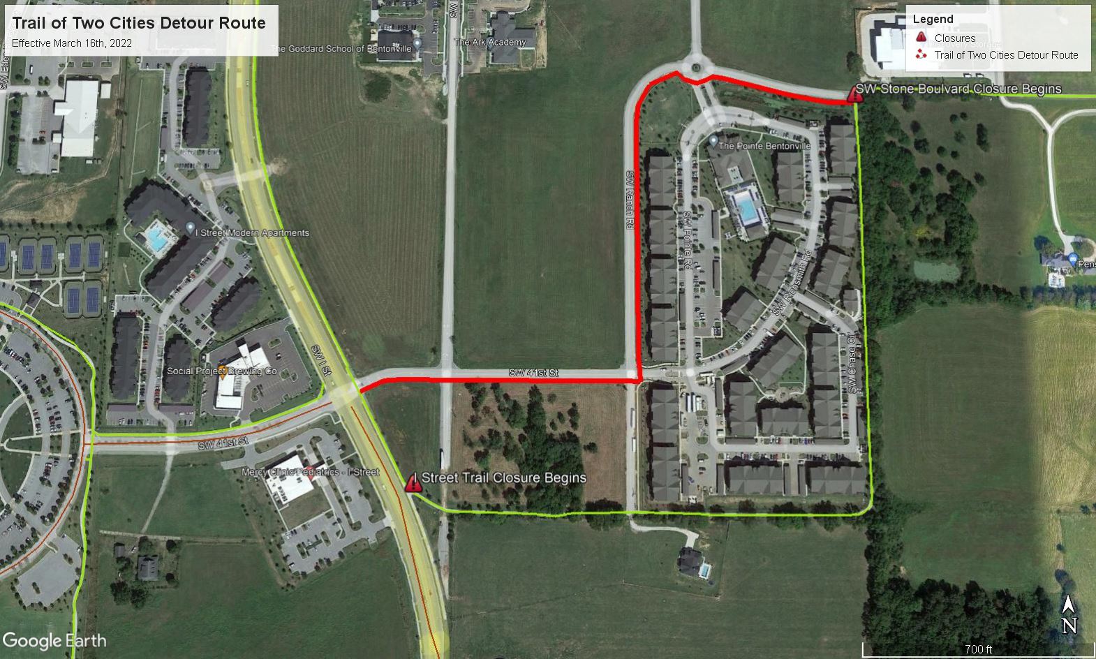 Trail of Two Cities Detour