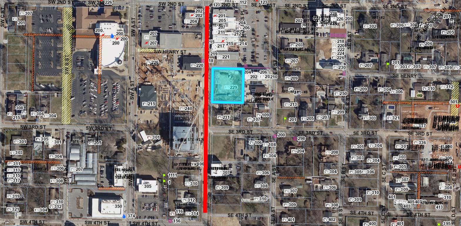 229 S Main Street Map
